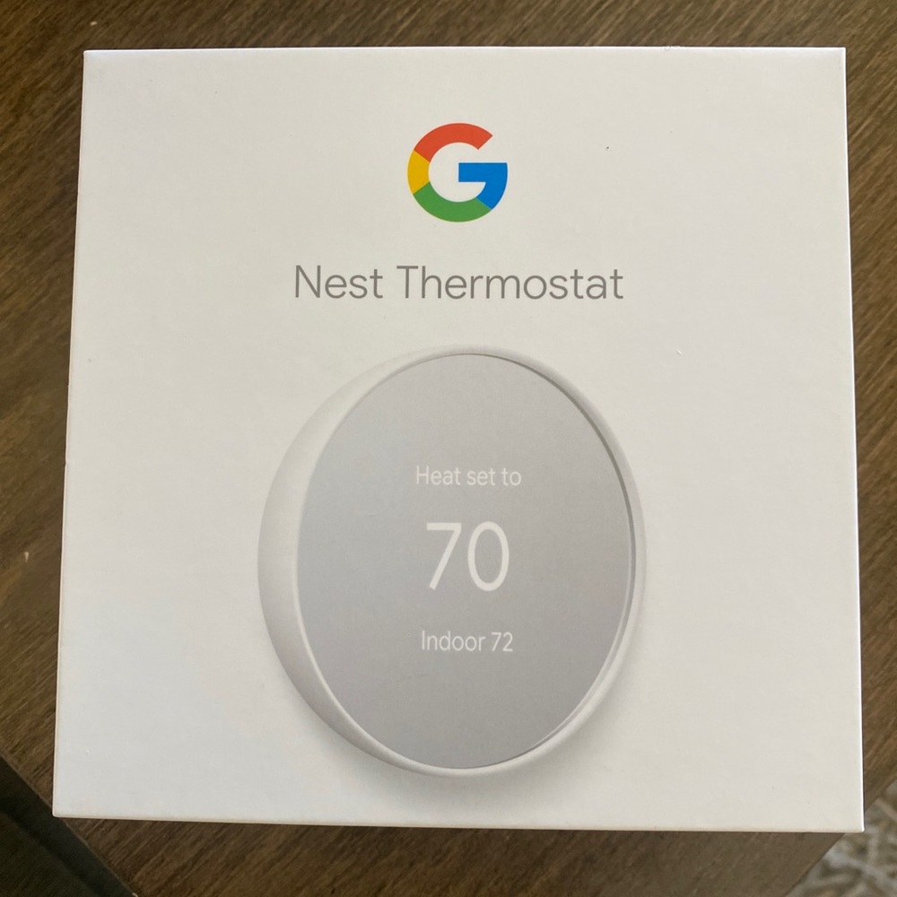 Google Nest Thermostat AND Google Nest Trim Kit (White)